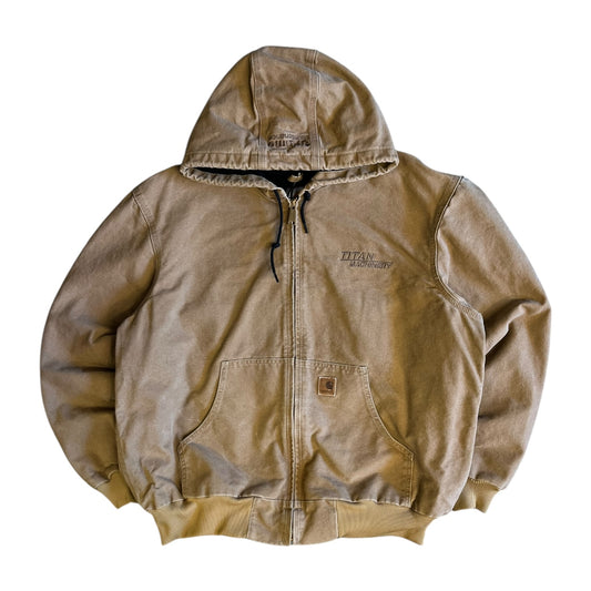 Carhartt ‘J25 CML’ Camel Tan Embroidered Active Jacket