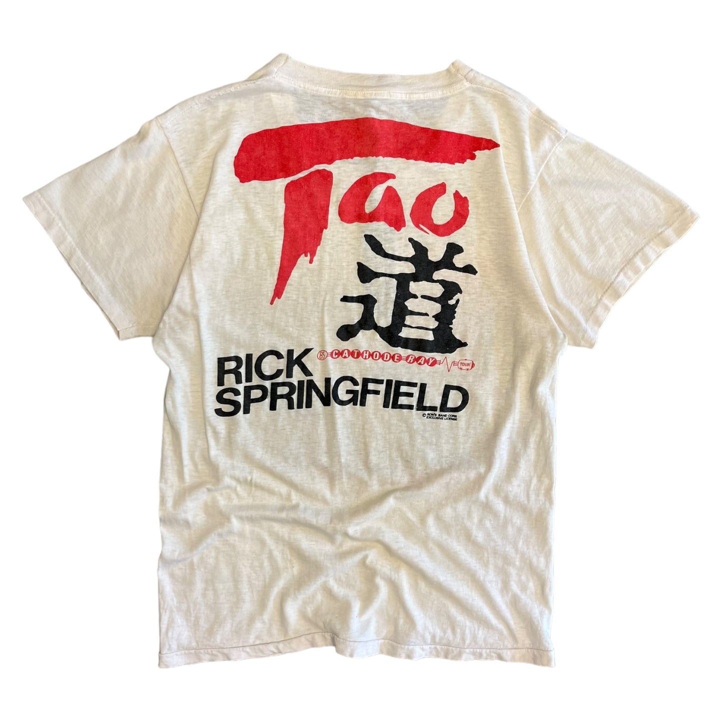 Vintage 80s Rick Springfield Tao Tour T Shirt