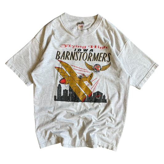 Vintage Iowa Barnstormers Flying High Graphic Tee