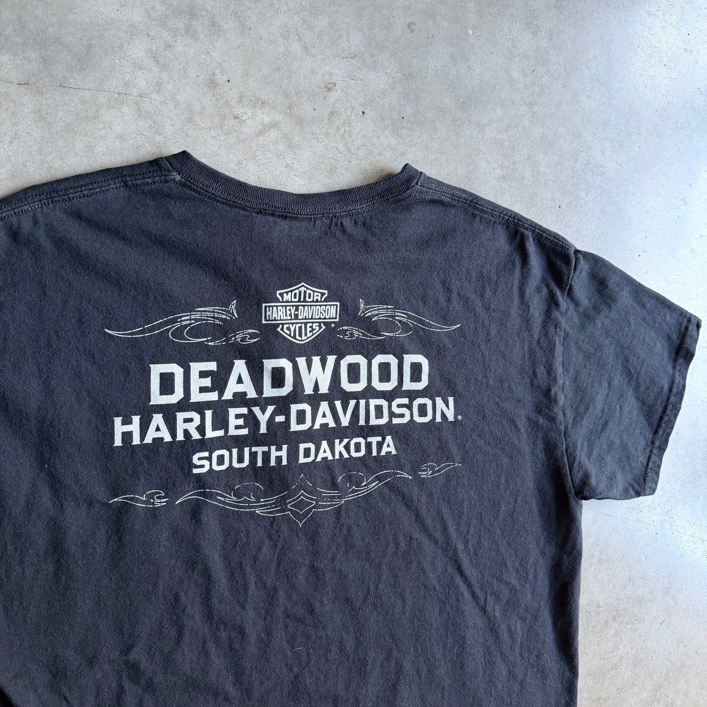 Deadwood Harley Davidson Pocket Tee