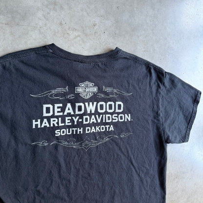 Deadwood Harley Davidson Pocket Tee
