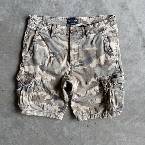 American Eagle Extreme Flex Camo Cargo Shorts