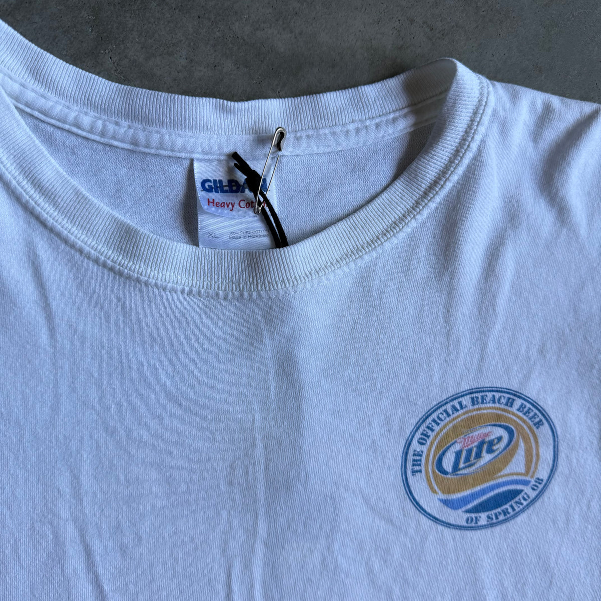 Y2K Miller Lite “Beach Beer” Seal Tee