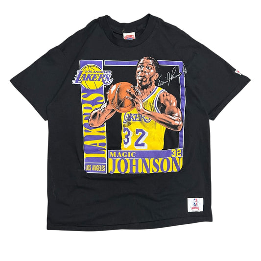 Vintage Nutmeg Magic Johnson Player Card Tee
