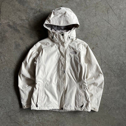 Women’s White The North Face Insulated Waterproof Sherpa Lined Winter Jacket