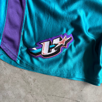 Vintage WNBA Utah Starzz Ladies Champions Game Worn Basketball Shorts