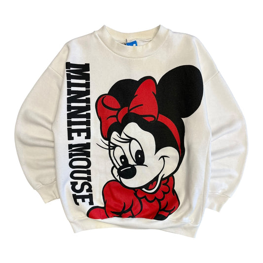 Vintage Minnie Mouse Face Sweatshirt