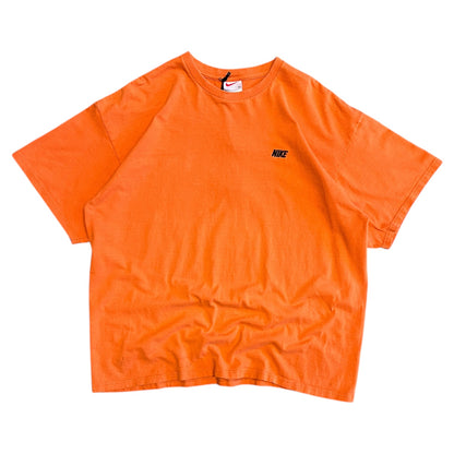 Y2K Orange Nike Spell Out Tee
