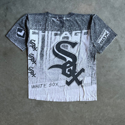 Vintage 1991 Chicago White Sox AOP Baseball Tee