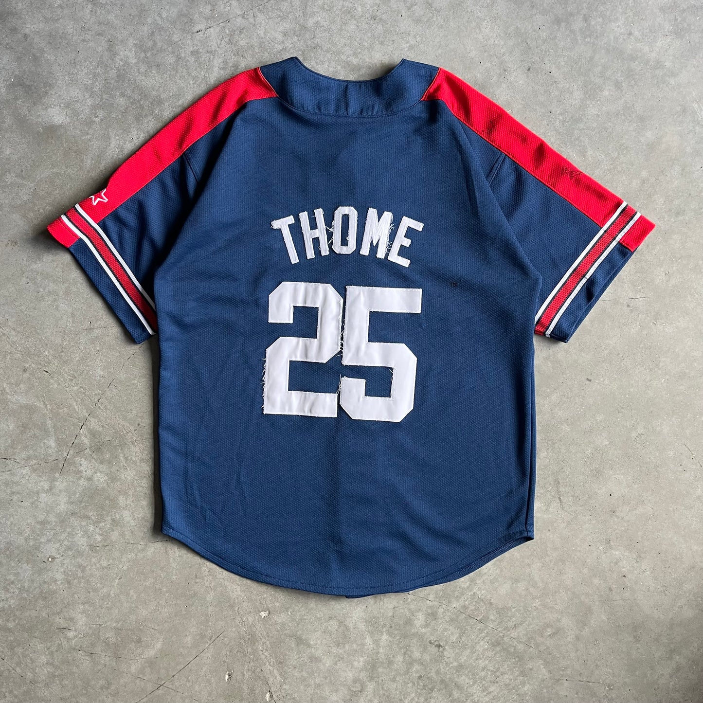 Vintage Starter Cleveland Indians Stitched Baseball Jersey