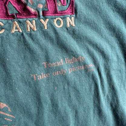 Y2K Hike Grand Canyon Boot Print  Embroidered Tee