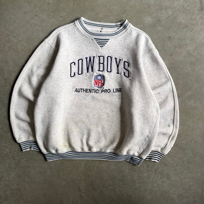 Vintage Logo Athletic Dallas Cowboys NFL Embroidered Sweatshirt