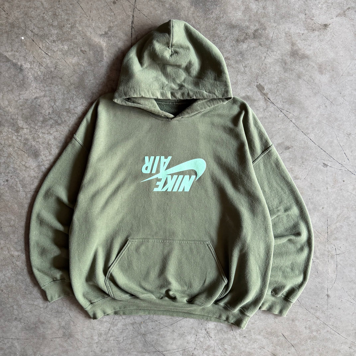 Travis Scott Cactus Jack x Jordan Army Green Logos Hoodie