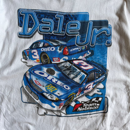 Y2K Chase Authentics NASCAR Dale Jr #3  White Tee