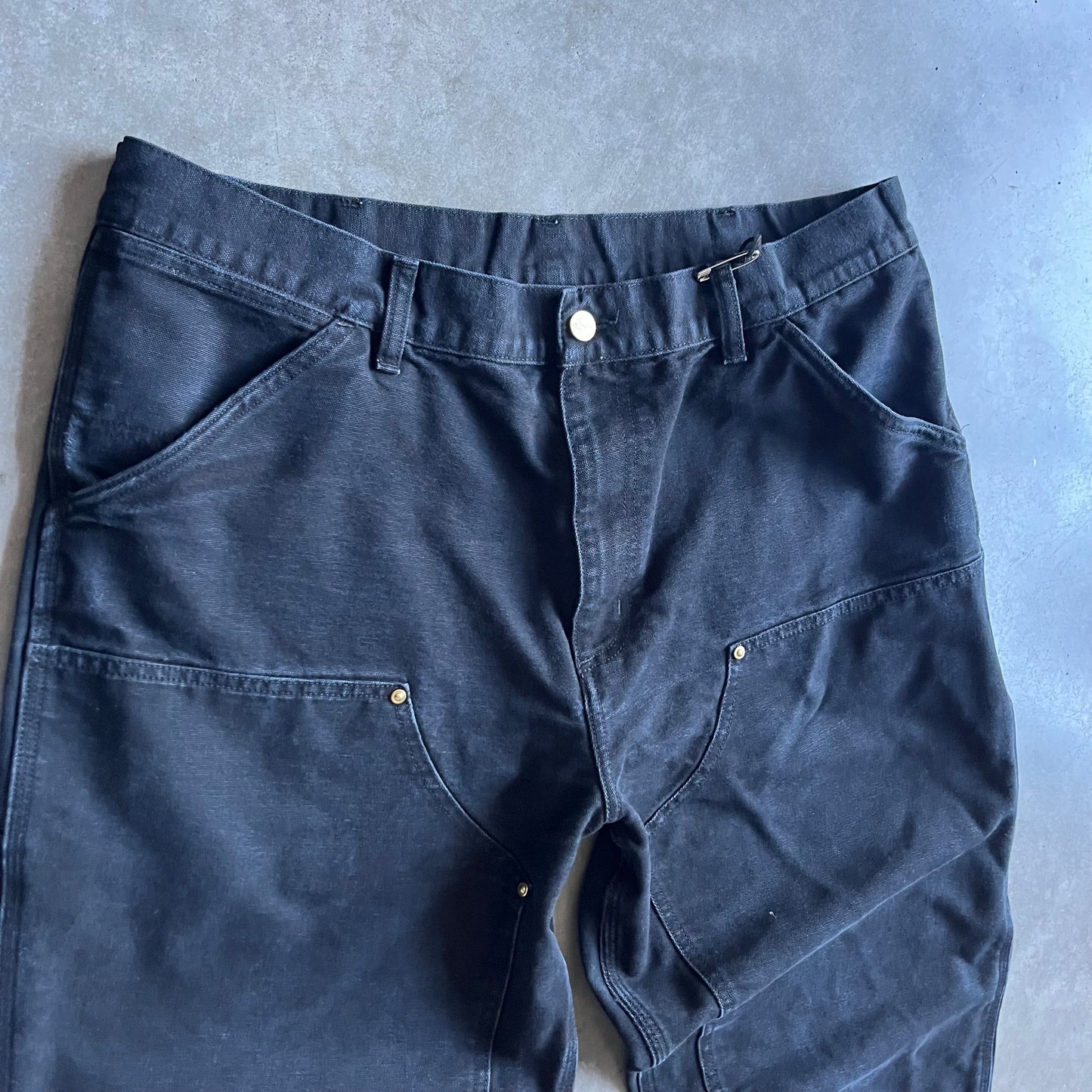 Y2K Carhartt Black Double Knee Carpenter Pants