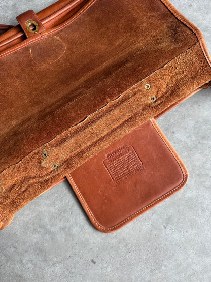 80s Coach Metropolitan Brief British Tan