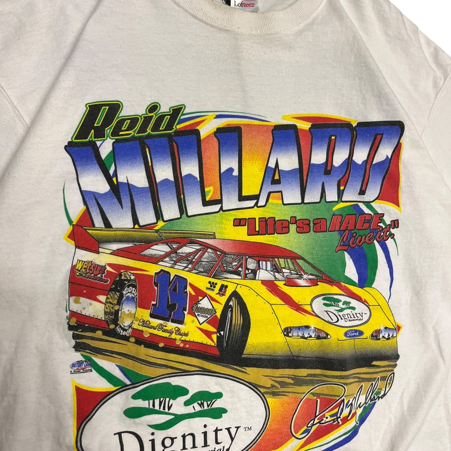 Y2K Dirt Track Racing Reid Millard Tee