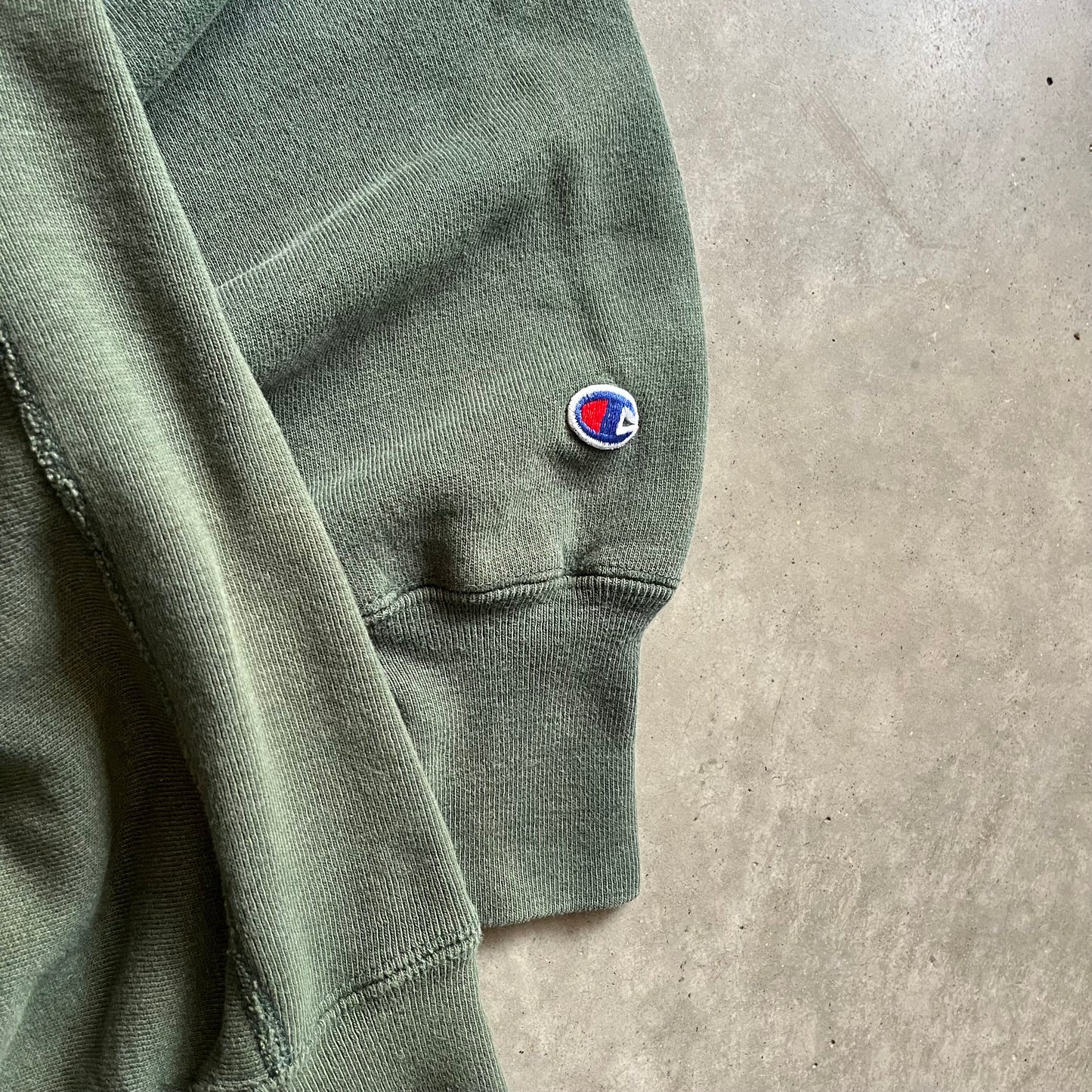 Vintage Champion Reverse Weave Green Central College Crewneck