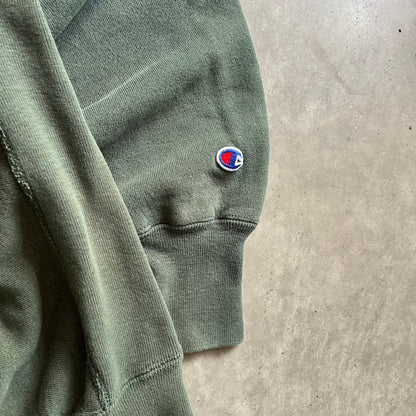 Vintage Champion Reverse Weave Green Central College Crewneck
