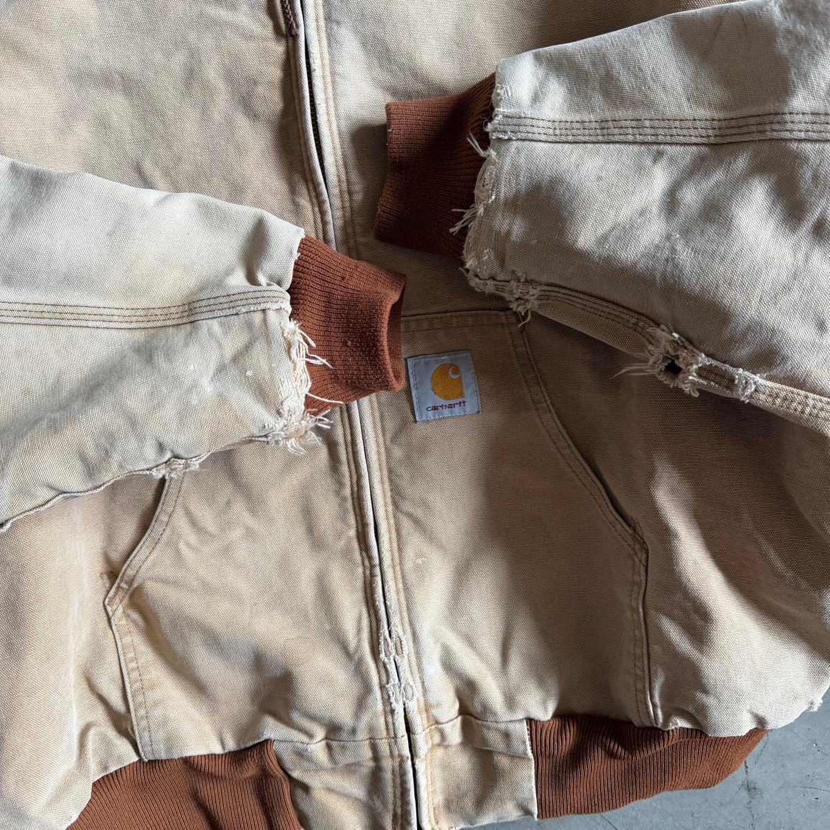 Carhartt ‘J03 BRN’ Thermal Lined Faded Brown Active Jacket