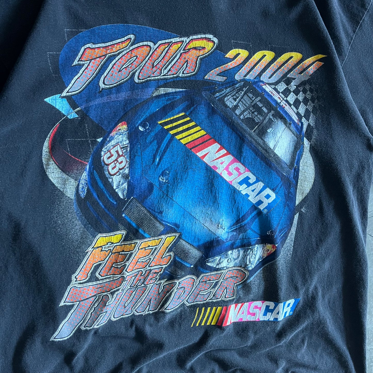 Y2K ‘04 Feel The Thunder Nascar Tee