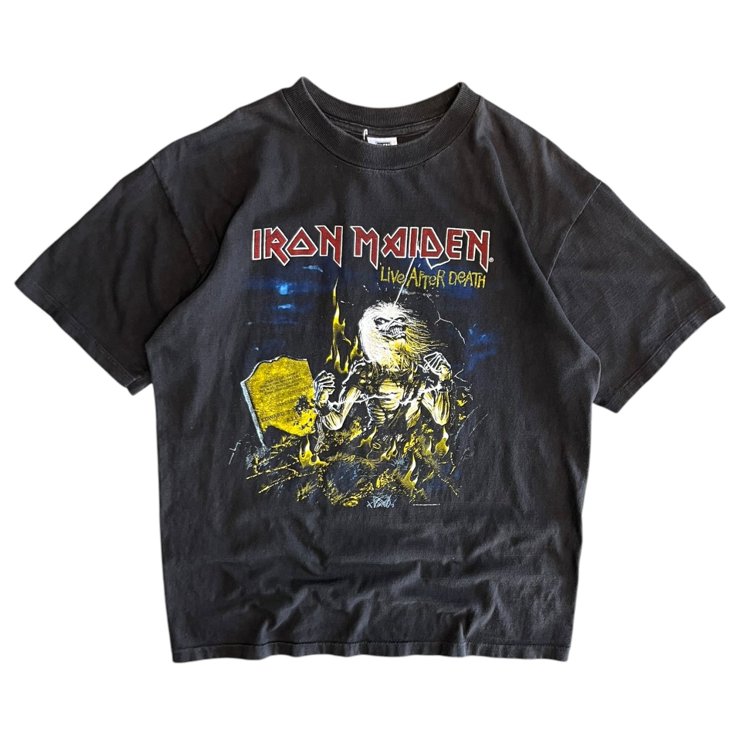 Vintage 1985 Iron Maiden Live After Death Tour T Shirt