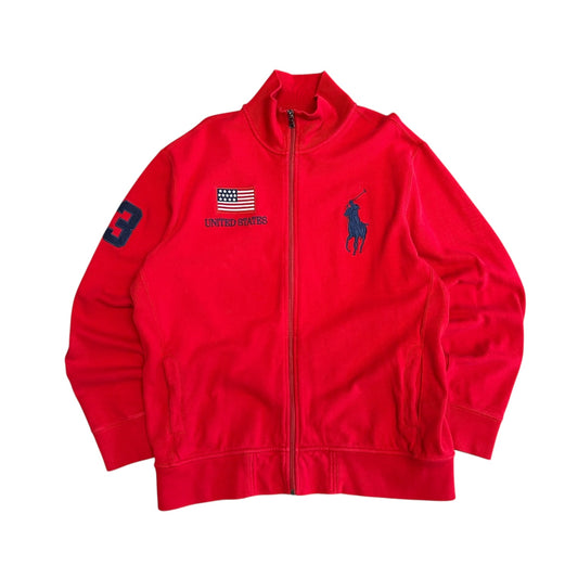 Polo Ralph Lauren Big Pony USA Zip Up Track Jacket