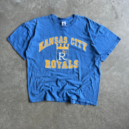 Vintage Kansas City Royals Arch Spell-Out & Logo Tee