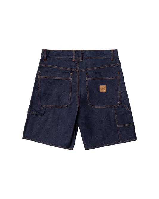 Brigade - Raw Denim Double Knee Shorts - Denim