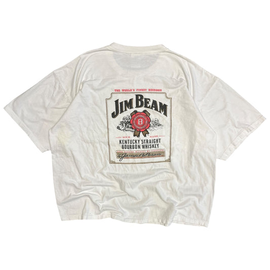 Vintage Jim Beam Kentucky Bourbon White Tee