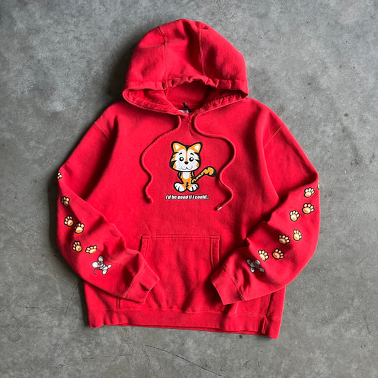 Y2K Naughty Tiger “If I Could Be Good..” Joke Hoodie