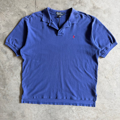 Vintage Ralph Lauren Blue w/Red Pony Polo