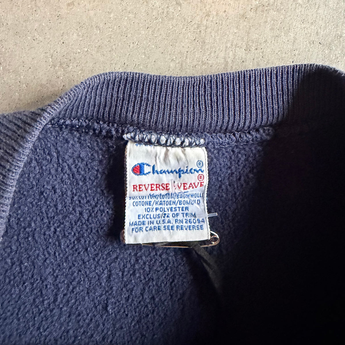 Vintage Champion Reverse Weave Drake Law Spell-Out Sweatshirt