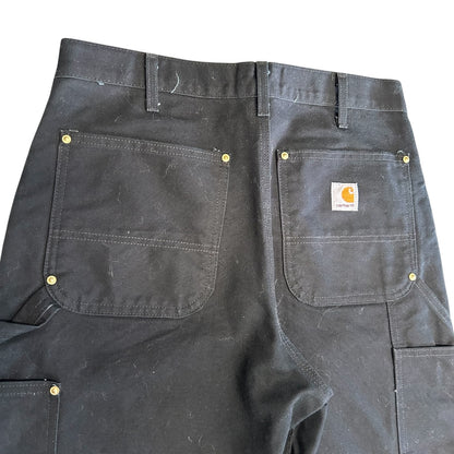 Carhartt ‘B01 BLK’ Dungaree Fit Double Knee Carpenters