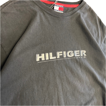 Y2K Tommy Hilfiger Denim Black Tee