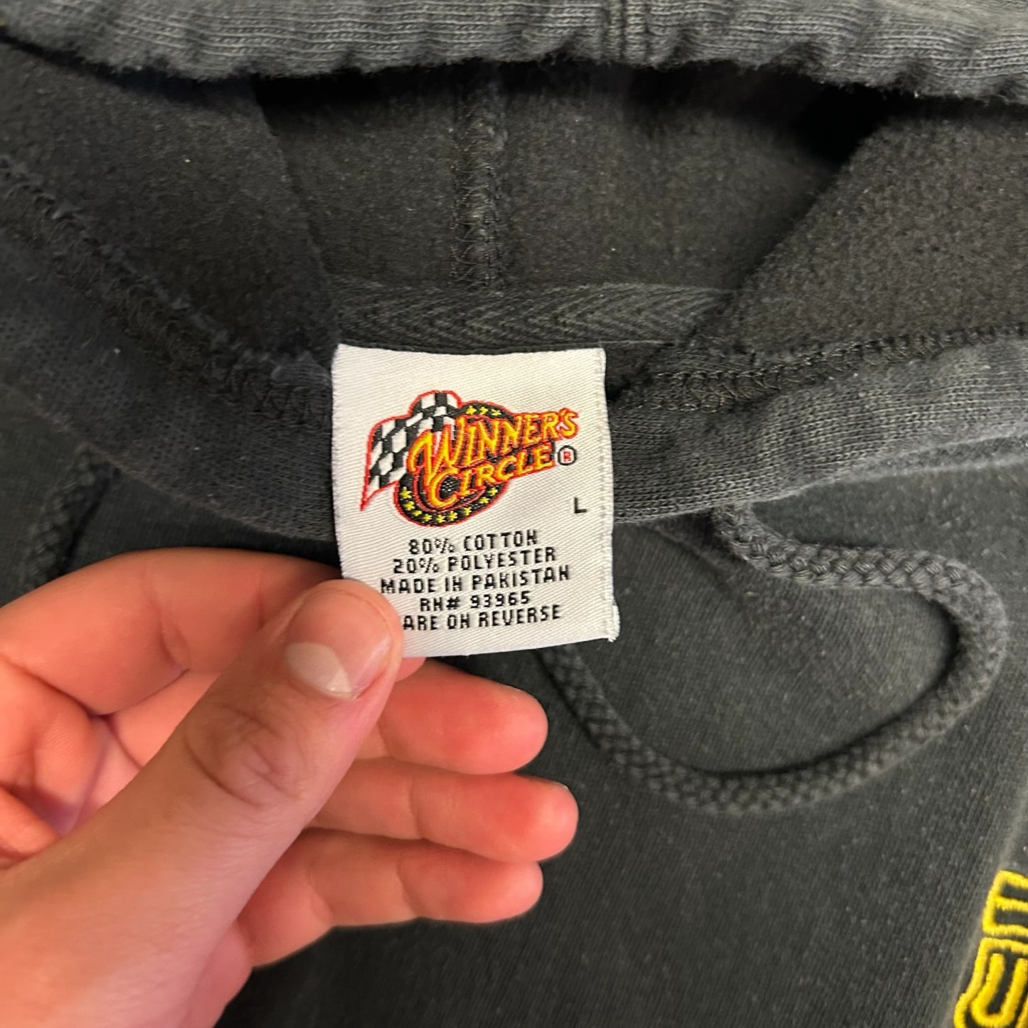 Y2K Dale Jarrett UPS Racing Black Hoodie