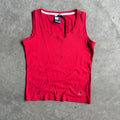 Y2K Women’s Tommy Hilfiger Red Crest Emblem Tank Top