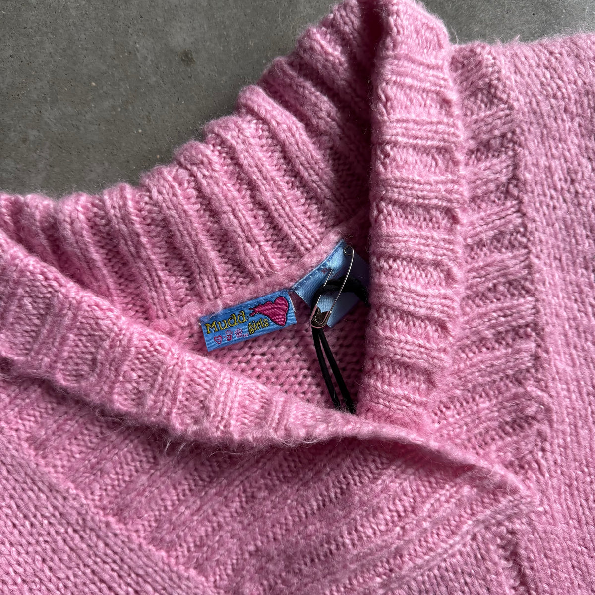 Women’s Y2K Mudd Baby Pink Sweater