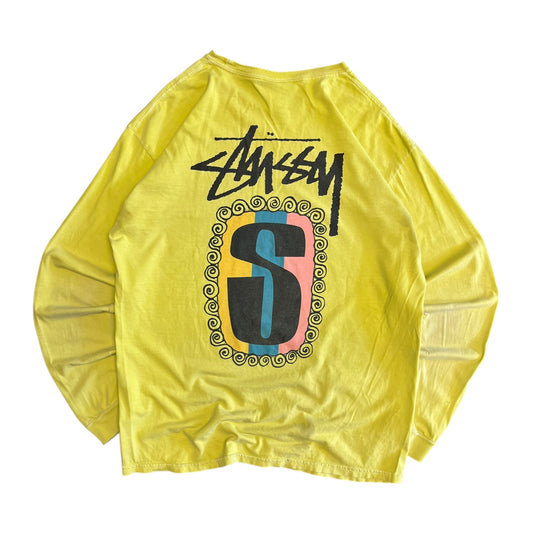 Stussy Yellow Longsleeve Tee