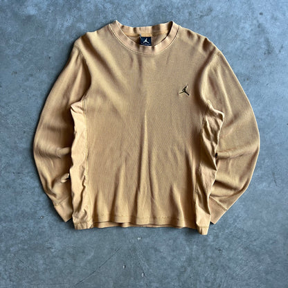 Y2K Jordan Gold Thermal Longsleeve