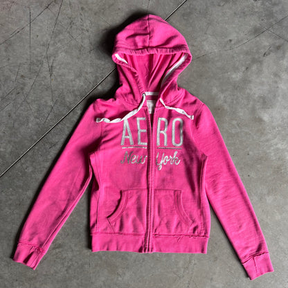 Women’s Y2K Aeropostale Pink Sequin Hoodie