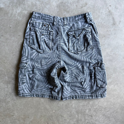 Y2K Tony Hawk Patterned Cargo Skate Shorts