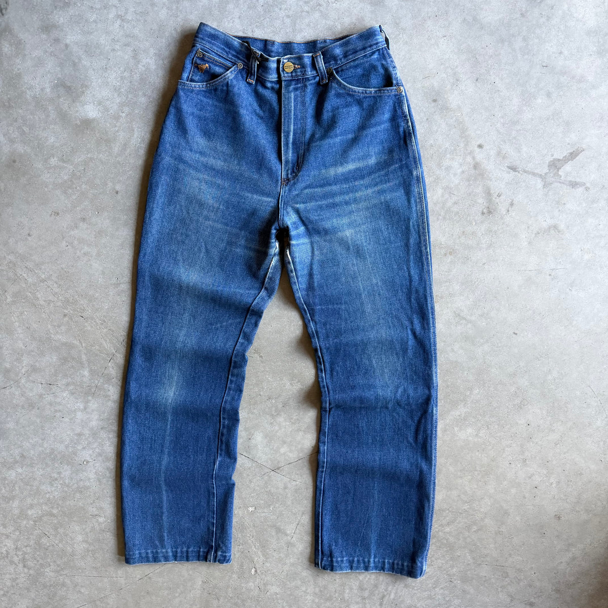 Vintage Women’s Wrangler Misses Full Fit Blue Jeans