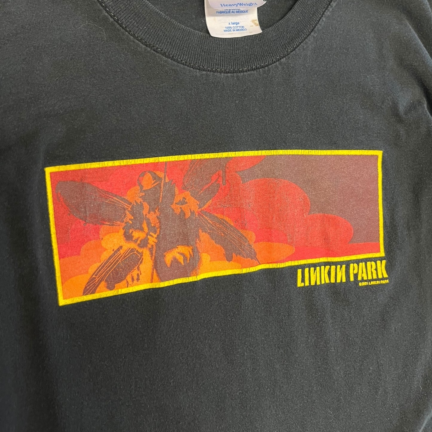 2001 Linkin Park Hybrid Theory Black Tee