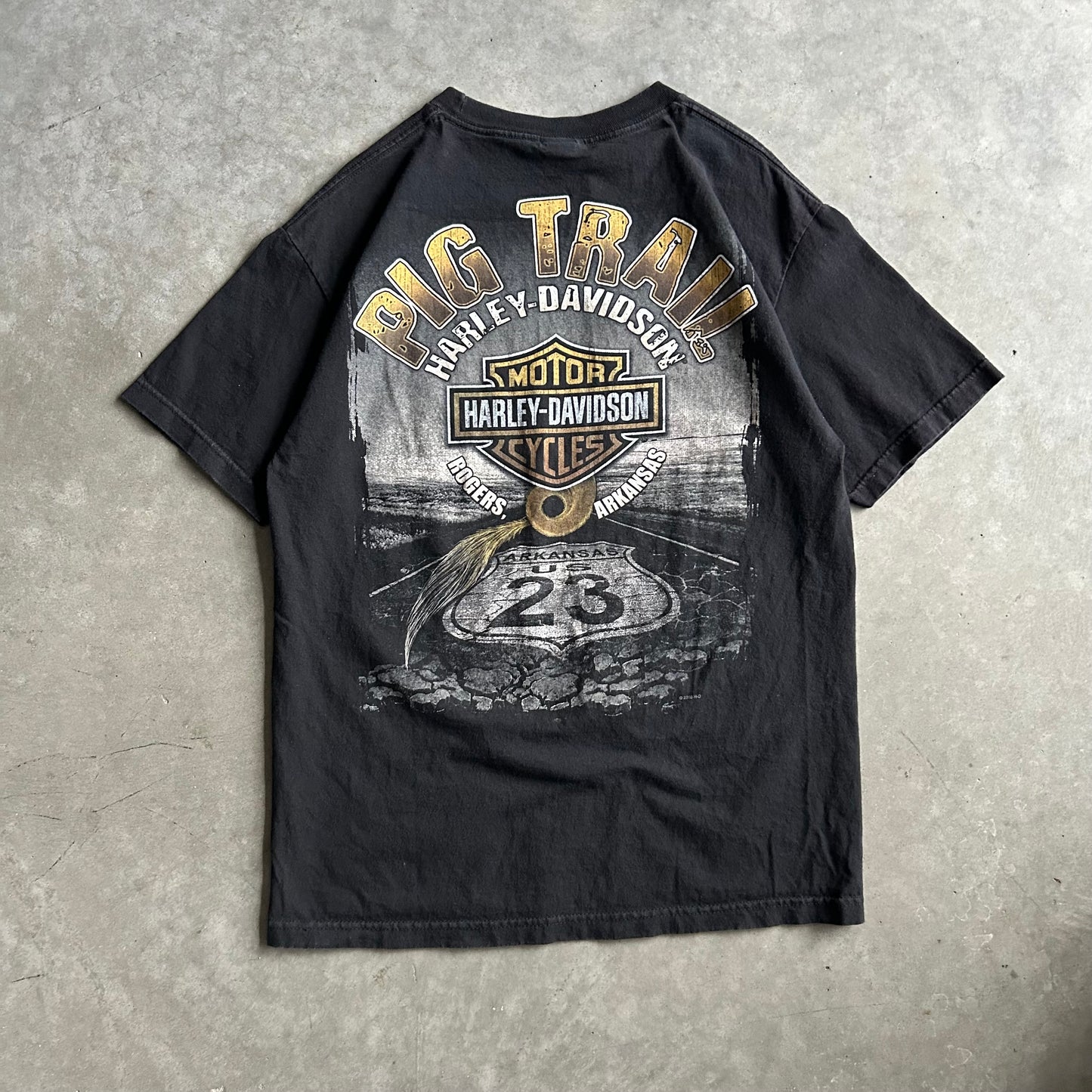 Y2K Harley Davidson ‘I Rode The Pig Trail’ T Shirt