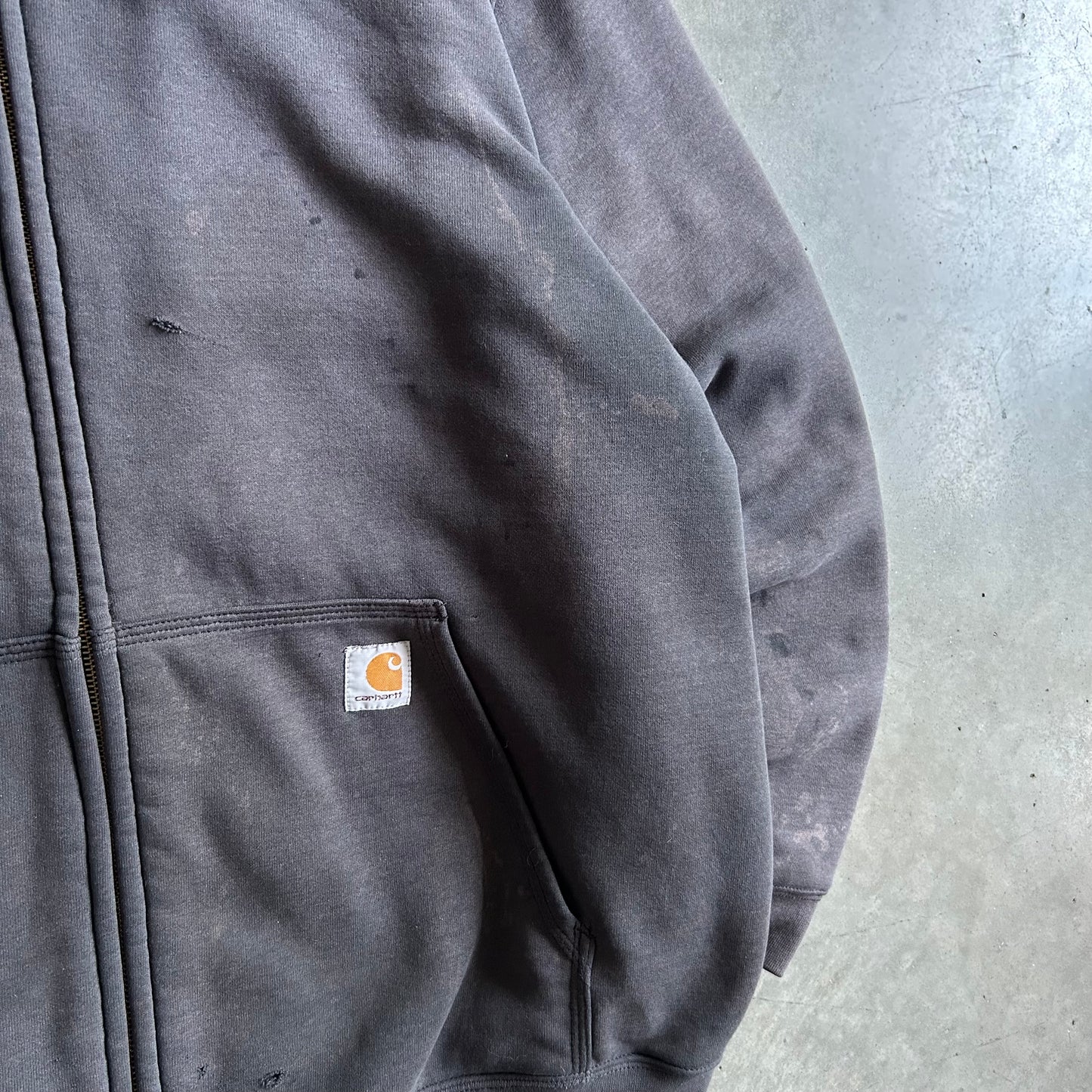 Vintage Carhartt Insulated Zip-Up Hoodie