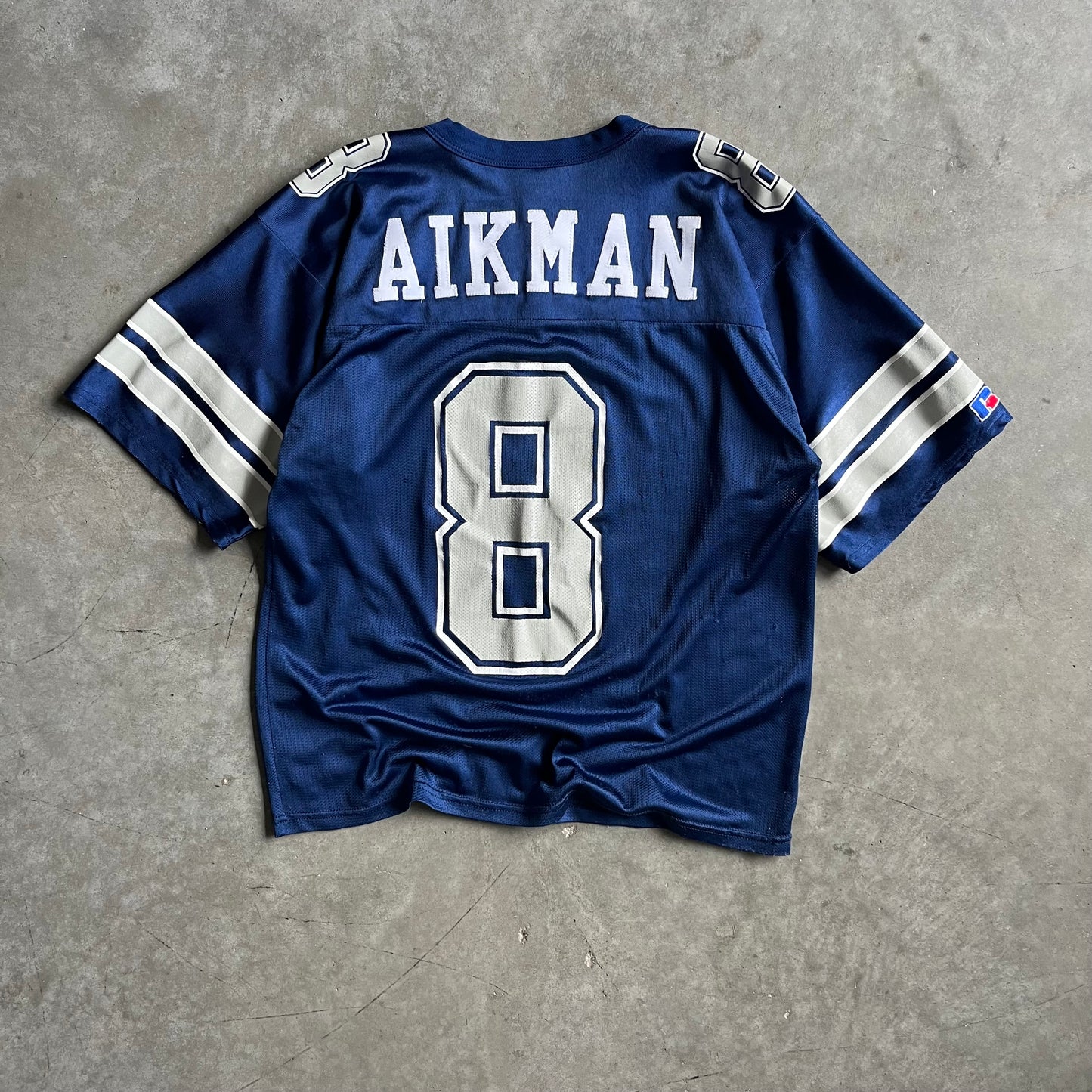 Vintage Russell NFL Troy Aikman Cowboys #8 Jersey