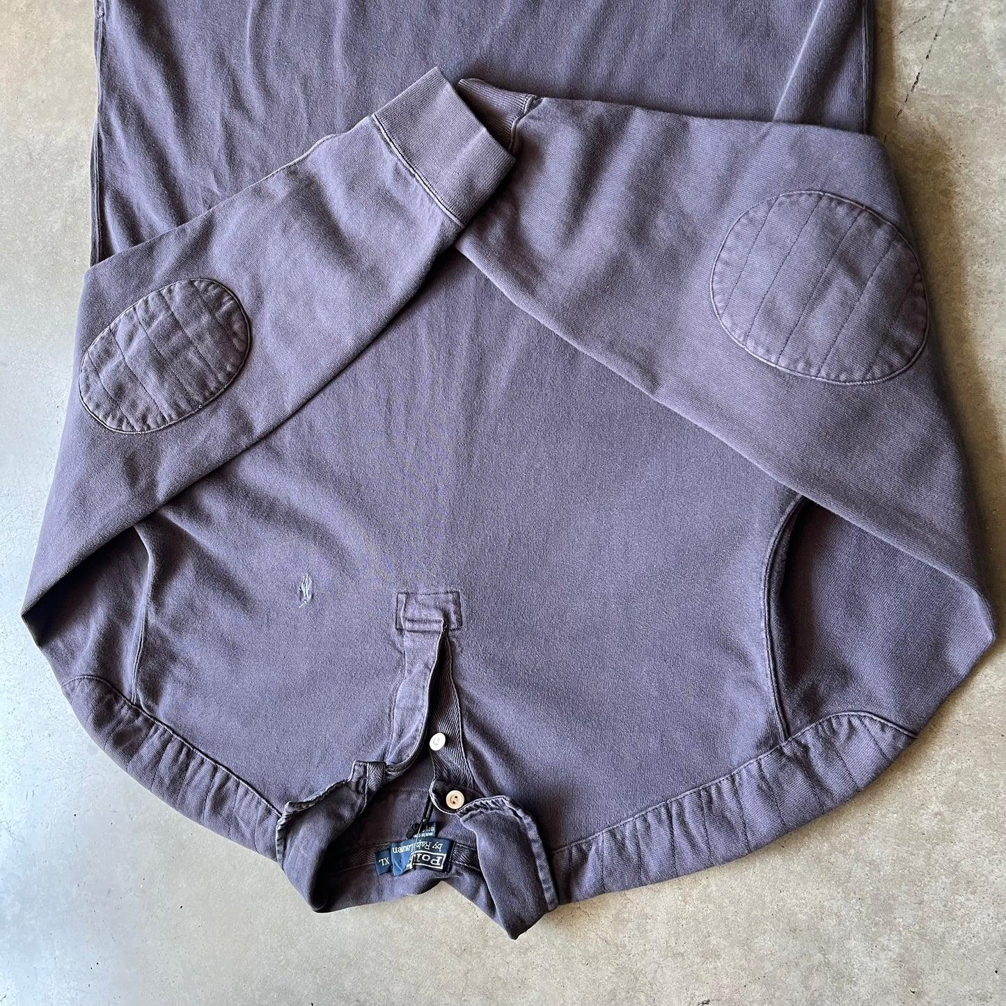 Vintage Polo RL Elbow & Shoulder Padded Quarter Button-Up
