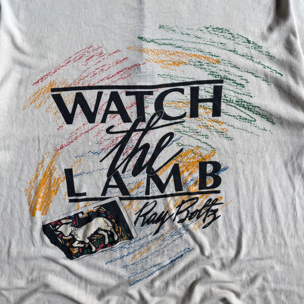 Vintage Ray Boltz ‘Watch The Lamb’ Christian Music Tee