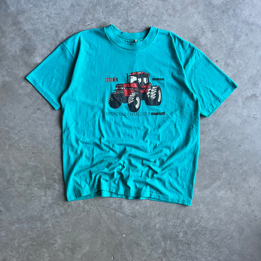 Vintage Red Magnum Tractor Quote Tee